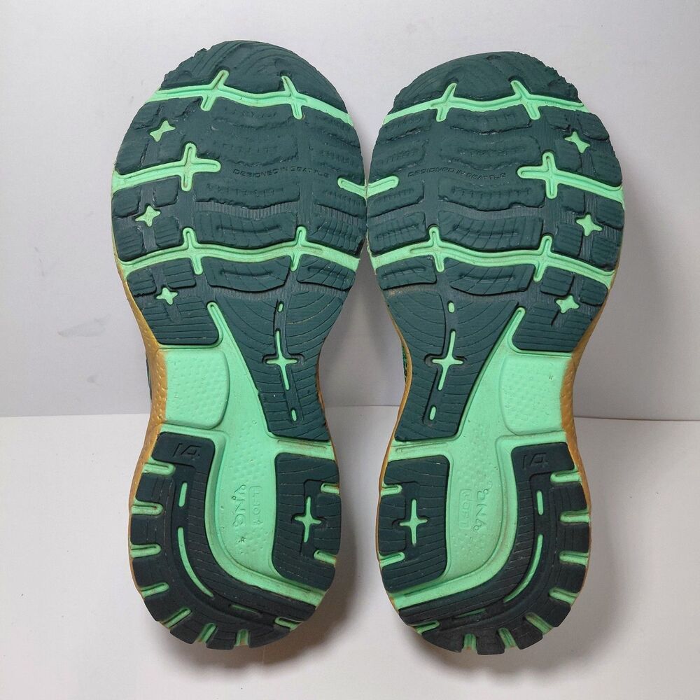Brooks Ghost 14 Run Lucky St. Patrick's Day Women's Size 7B Green Shamrock - Picture 8 of 10